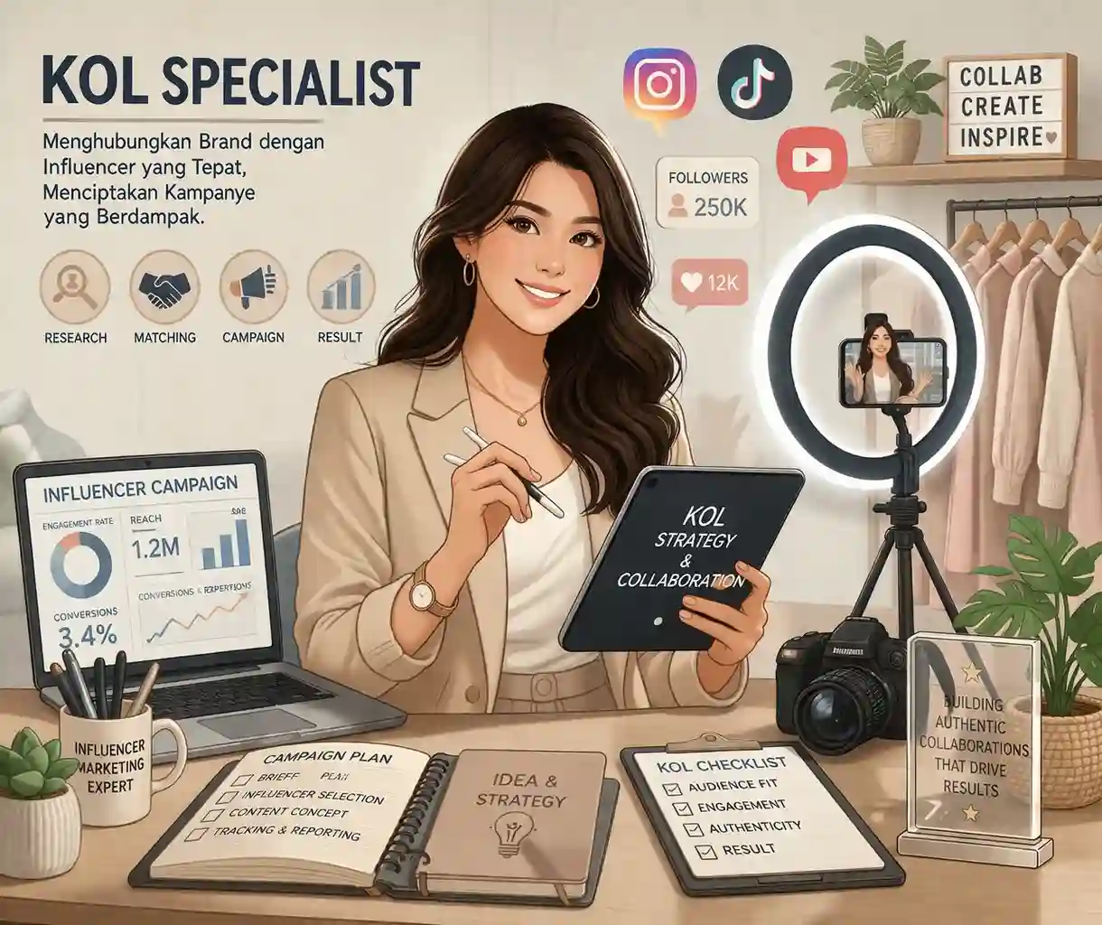 KOL Specialist: Tugas Utama dan Tips Sukses di Media Sosial