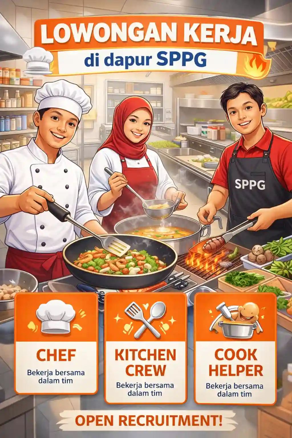 Alasan Lowongan Kerja di Dapur SPPG MBG Sangat Populer di 2026