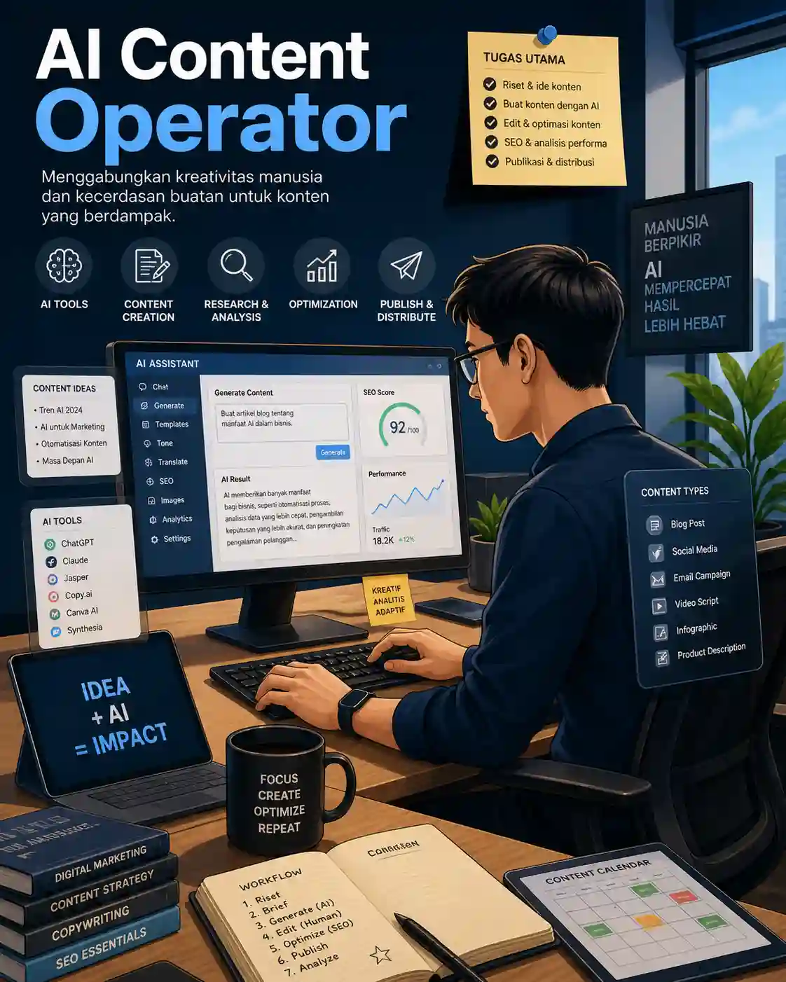 Pahami Apa Itu AI Content Operator Serta Peluang Karirnya di Masa Depan